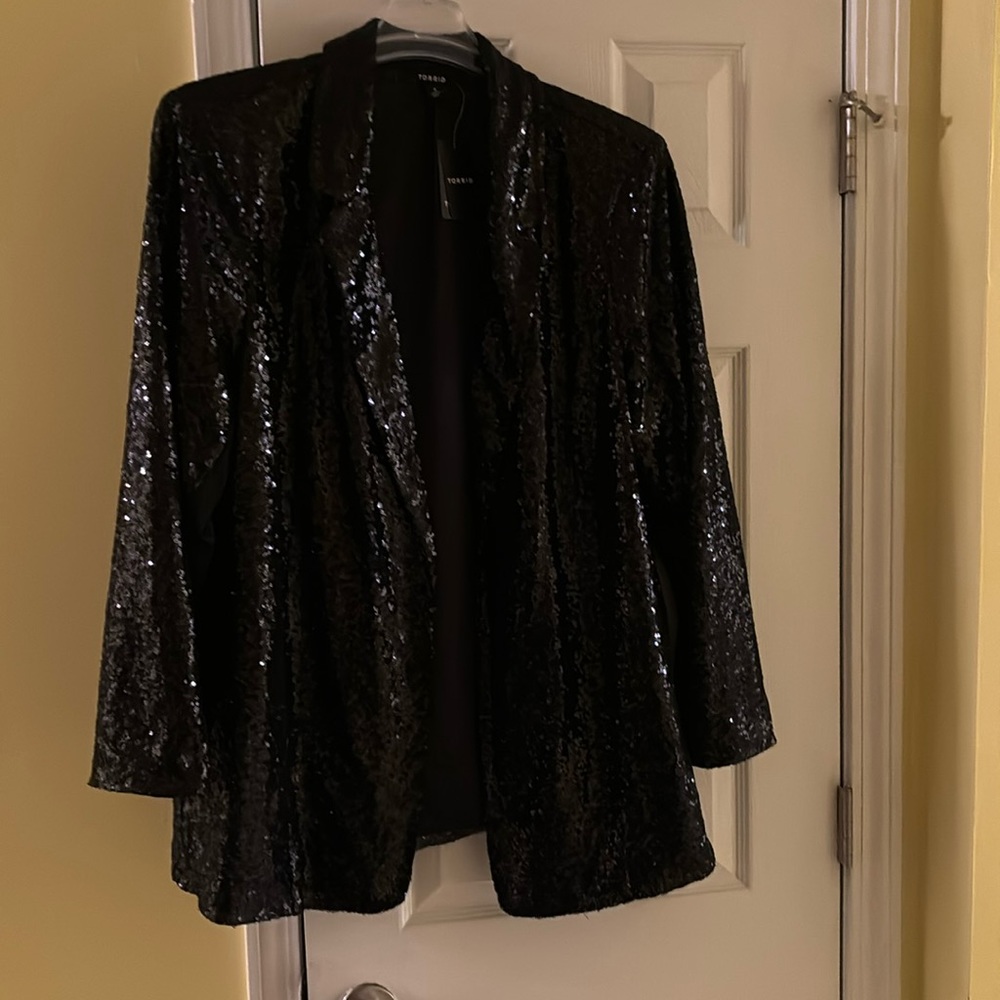 Torrid sequin blazer